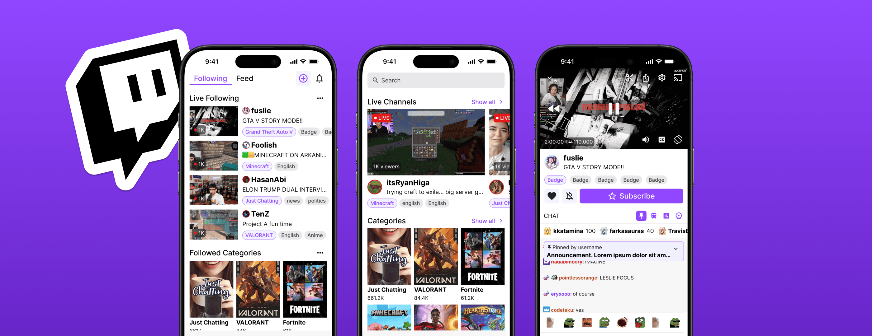 Twitch Mobile App Redesign — hero image