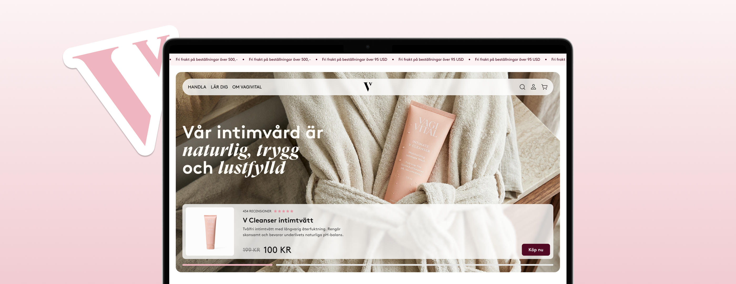 VagiVital Brand & Web Redesign — hero image