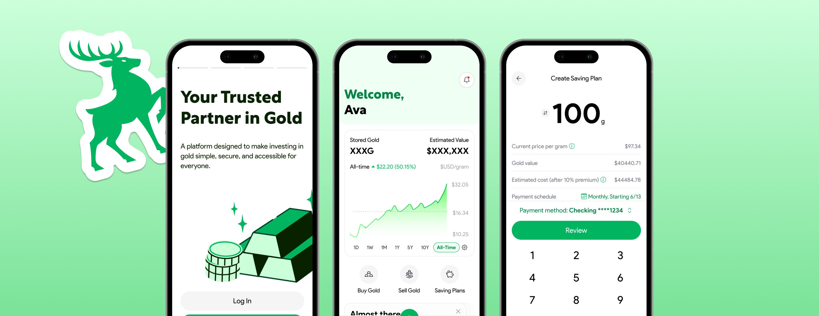 Vaulta Gold Buying App — hero image