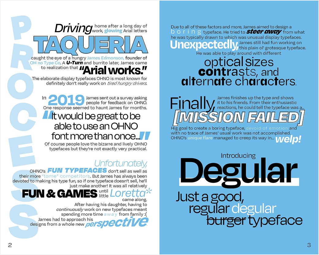 Degular Type Specimen 3