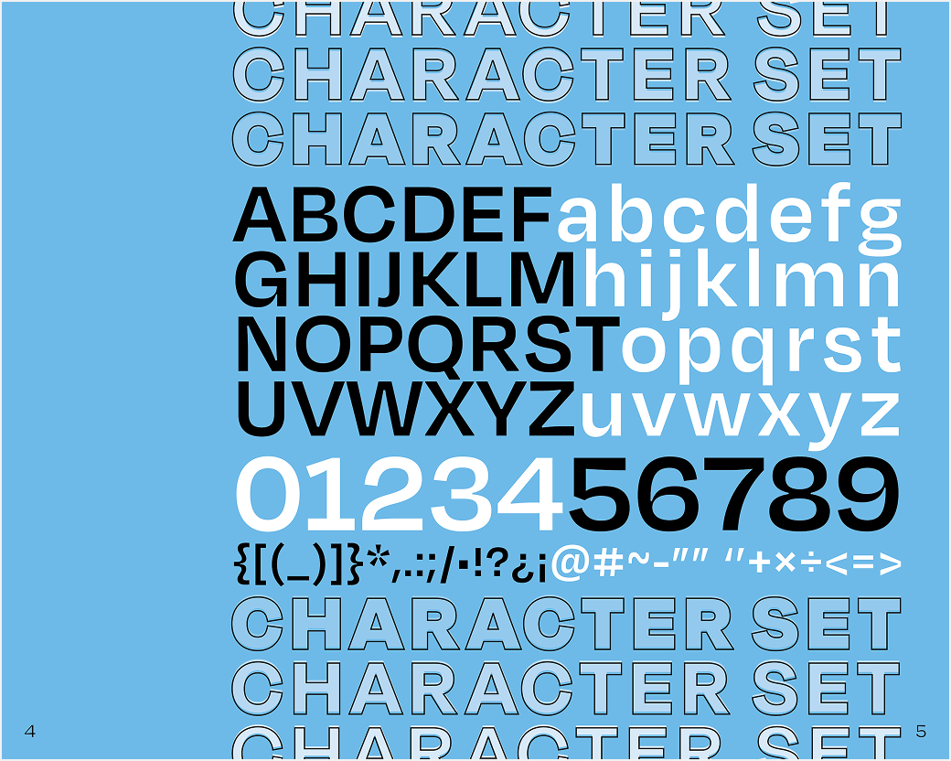 Degular Type Specimen 4