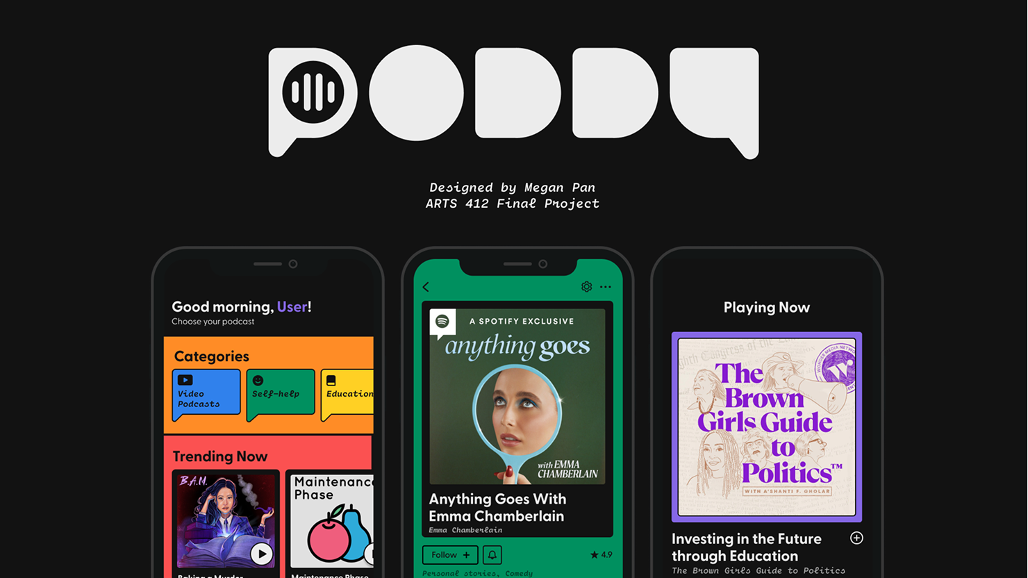 Poddy App Design 1