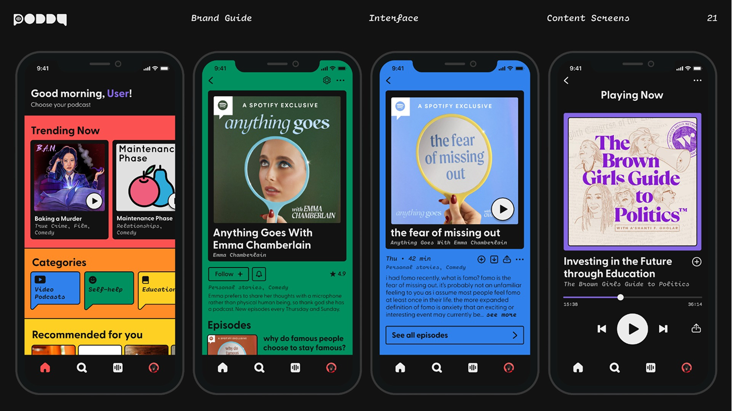 Poddy App Design 8